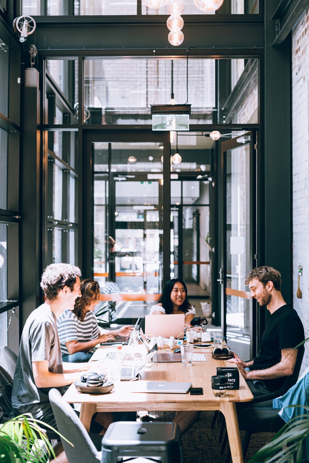 Product management intern, lead, manager, and director discussing candidates 
